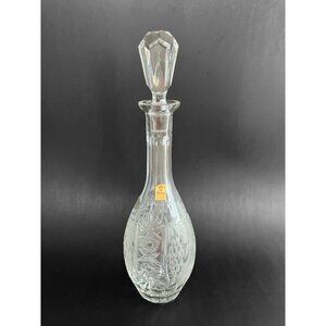 Vintage 1970s Nachtmann Bleikristall Cut Crystal Decanter with Stopper – Germany